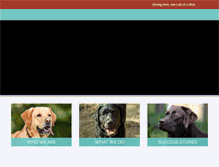 Tablet Screenshot of labradorlifeline.org